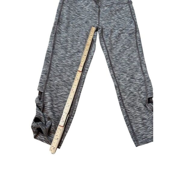 GapFit  19" Womens Blackout Technology Leggings S Spandex Polyester Heather Gray - Picture 4 of 7